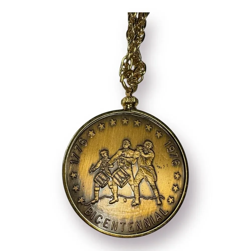 Vintage Minted Coin Token 1776 1996‎ Bicentennial 200 Years of Freedom Pendant